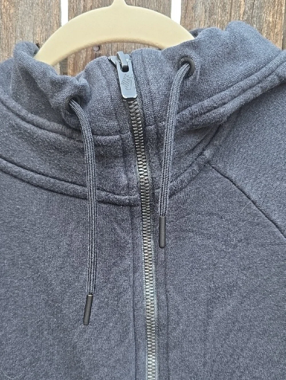 Nike Black Zip-Up Hooded Jacket